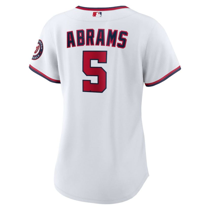 MLB Nike CJ Abrams Washington Nationals Home Replica Player Jersey