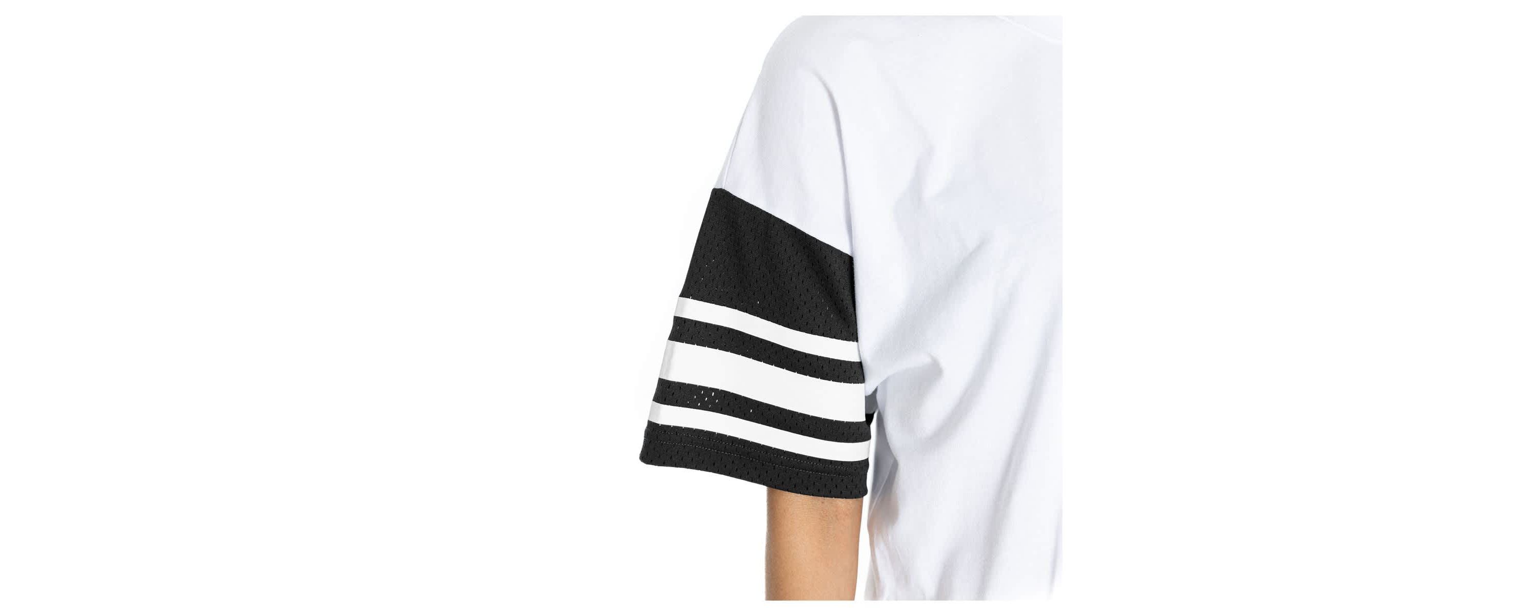 NCAA Georgia Bulldogs Crowd Pleaser Contrast Sporty Stripe Oversized T-Shirt