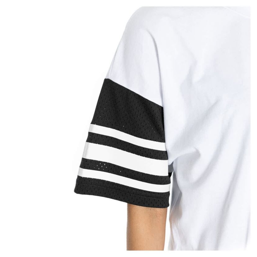 NCAA Georgia Bulldogs Crowd Pleaser Contrast Sporty Stripe Oversized T-Shirt