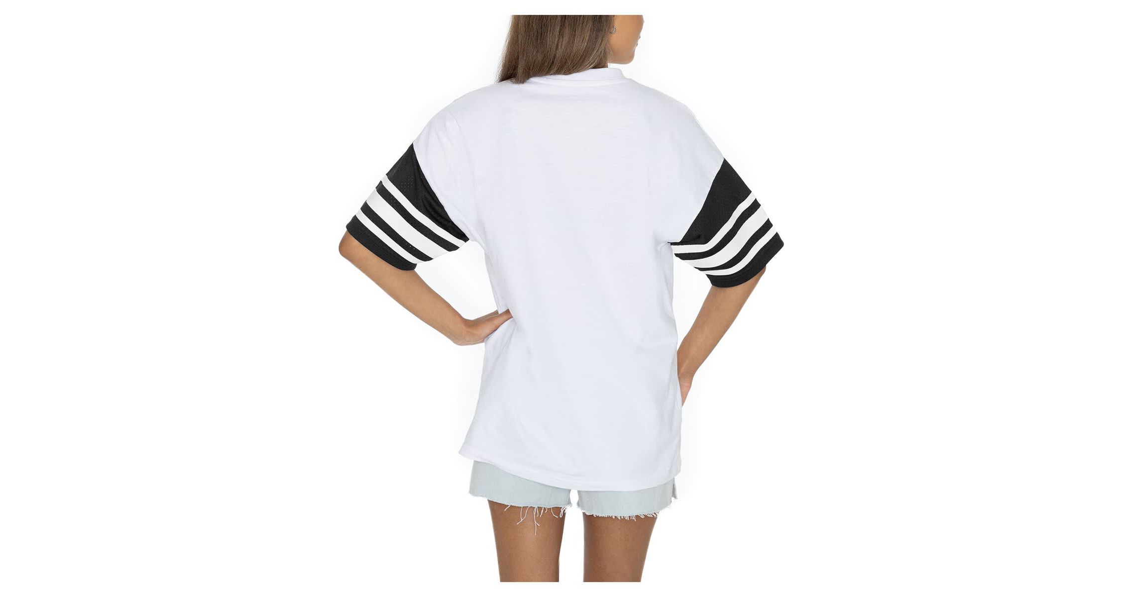 NCAA Texas Longhorns Starting Lineup Contrast Sporty Oversized T-Shirt