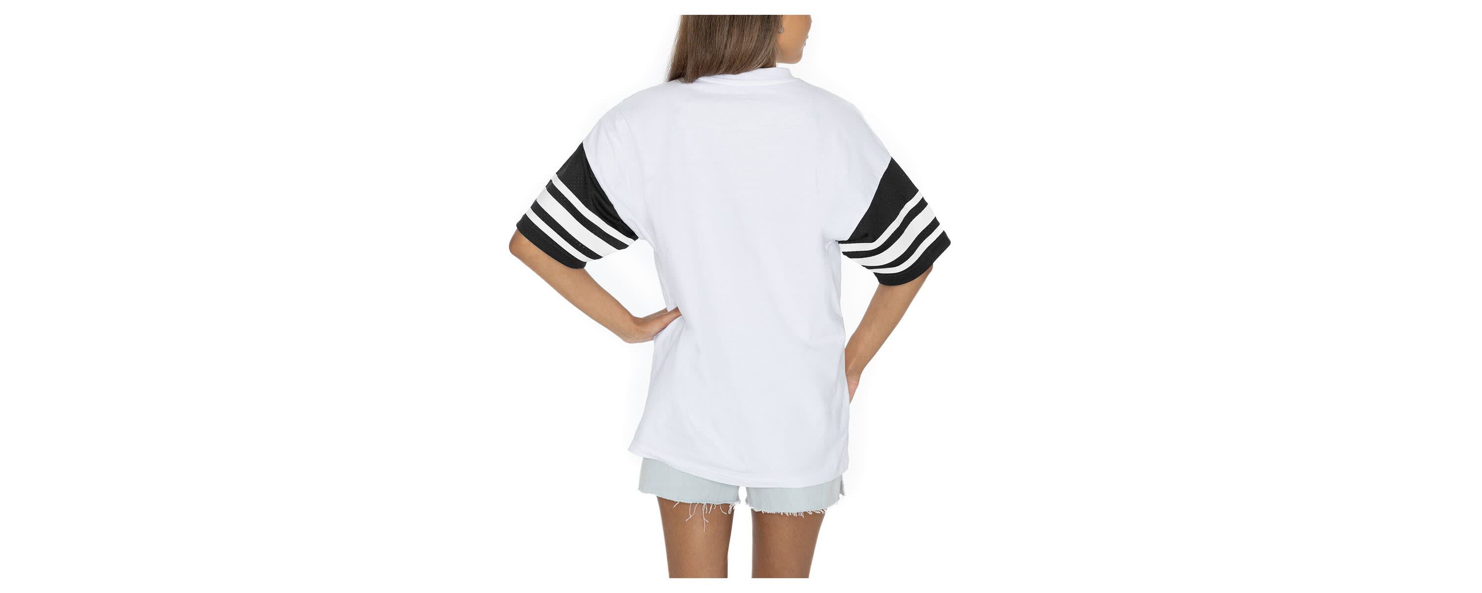 NCAA Iowa Hawkeyes Starting Lineup Contrast Sporty Oversized T-Shirt