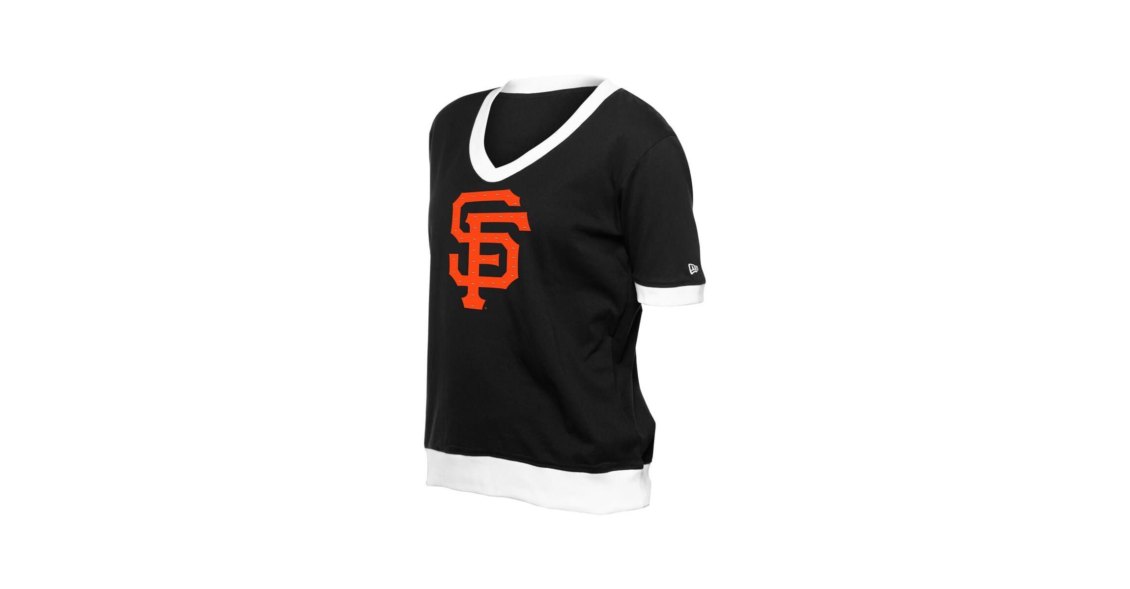 MLB San Francisco Giants Game Day Rhinestone V-Neck T-Shirt