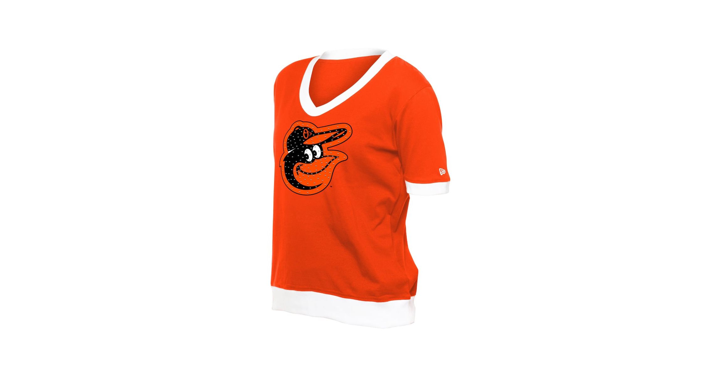 MLB Baltimore Orioles Game Day Rhinestone V-Neck T-Shirt