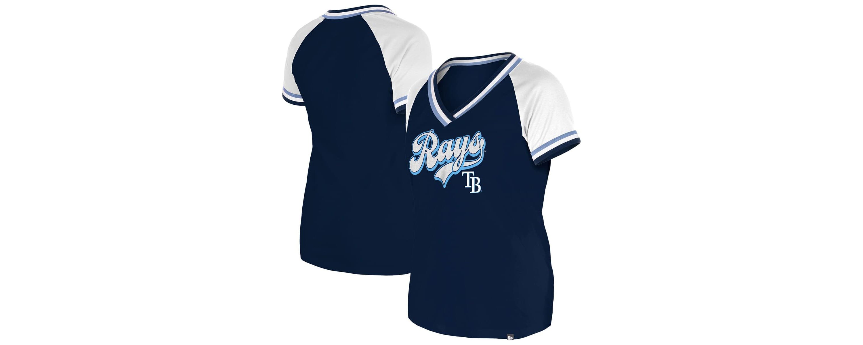 MLB Tampa Bay Rays Gameday Raglan V-Neck T-Shirt