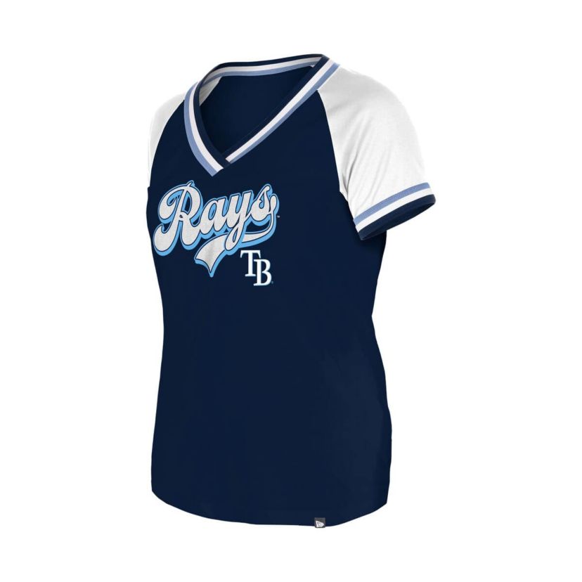 MLB Tampa Bay Rays Gameday Raglan V-Neck T-Shirt