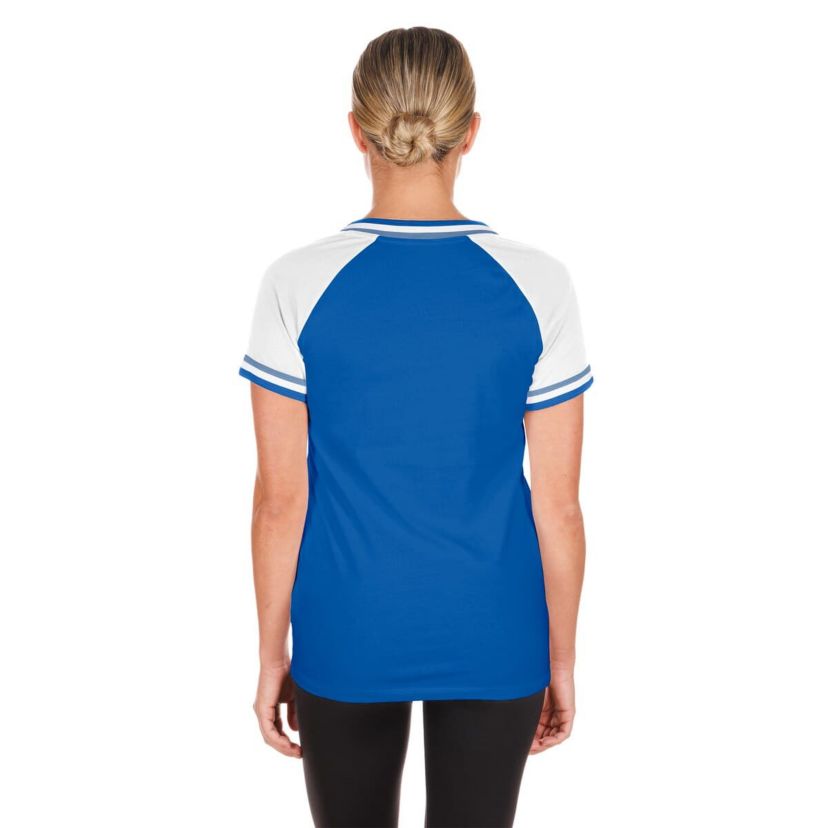 MLB Kansas City Royals Gameday Raglan V-Neck T-Shirt