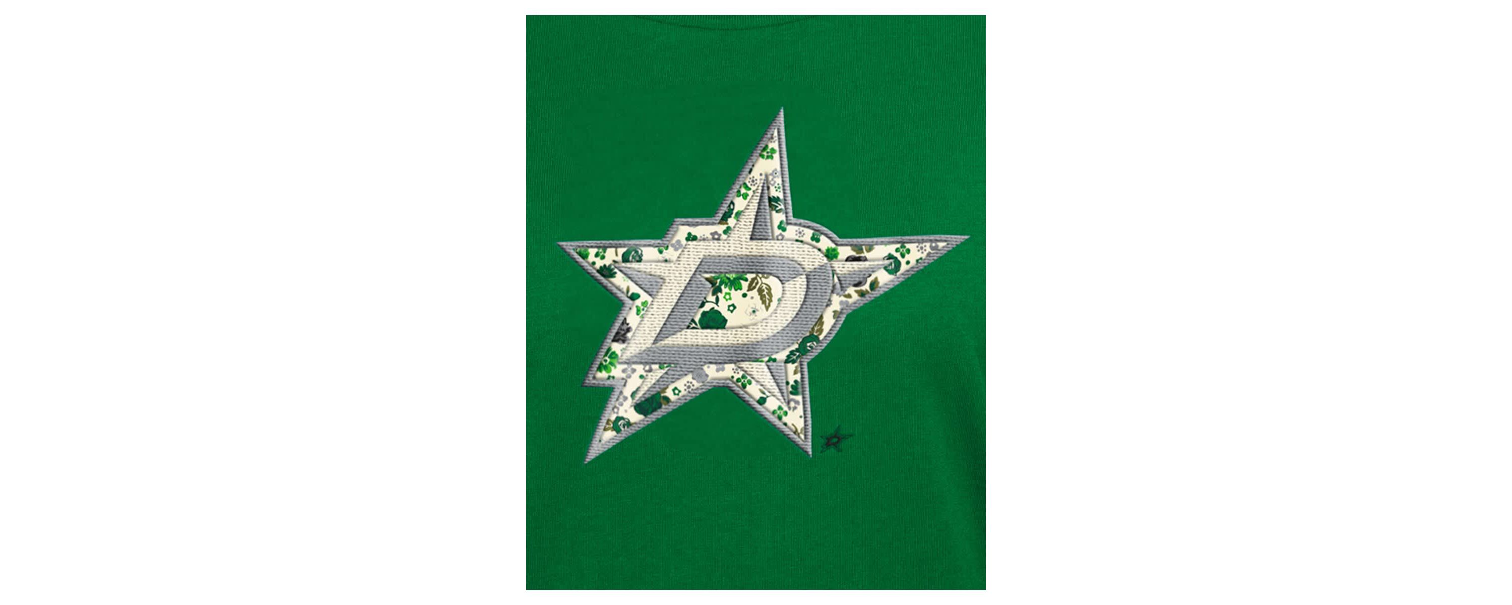 NHL Dallas Stars Glam Game Floral T-Shirt