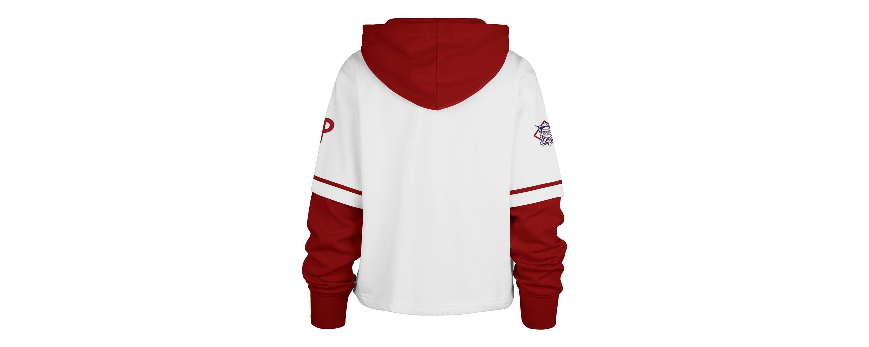 MLB Philadelphia Phillies Trifecta Shortstop Cropped Pullover Hoodie