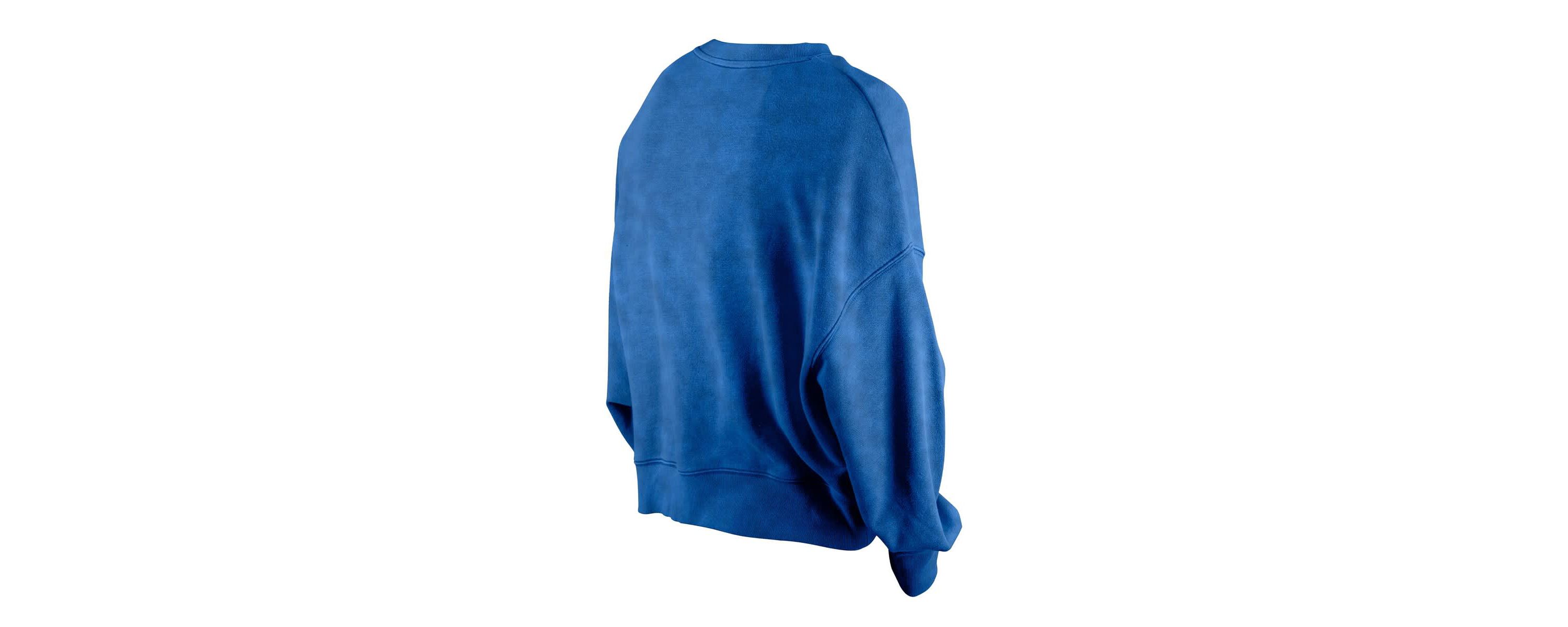 NBA Orlando Magic Throwback Vintage Enzyme Wash Oversized Boxy Pullover Sweatshirt