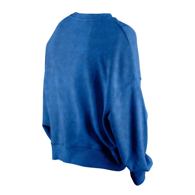 NBA Orlando Magic Throwback Vintage Enzyme Wash Oversized Boxy Pullover Sweatshirt