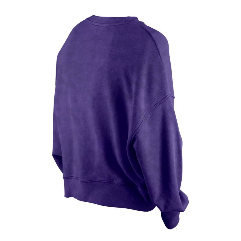 NBA Phoenix Suns Throwback Vintage Enzyme Wash Oversized Boxy Pullover Sweatshirt