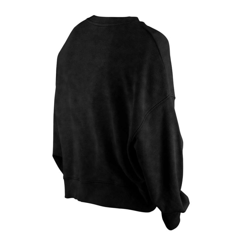 NBA Sacramento Kings Throwback Vintage Enzyme Wash Oversized Boxy Pullover Sweatshirt