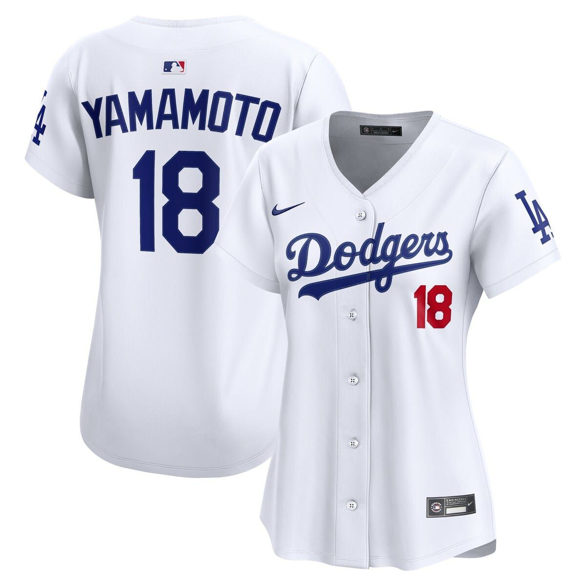 MLB Nike Dri-FIT Yoshinobu Yamamoto Los Angeles Dodgers Home Limited Jersey