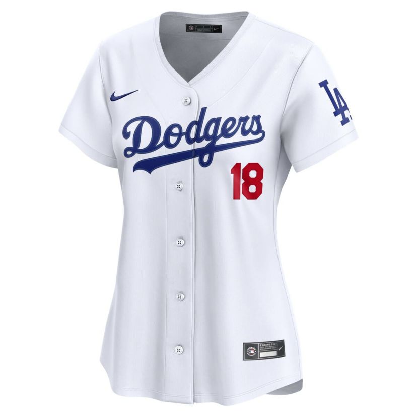 MLB Nike Dri-FIT Yoshinobu Yamamoto Los Angeles Dodgers Home Limited Jersey