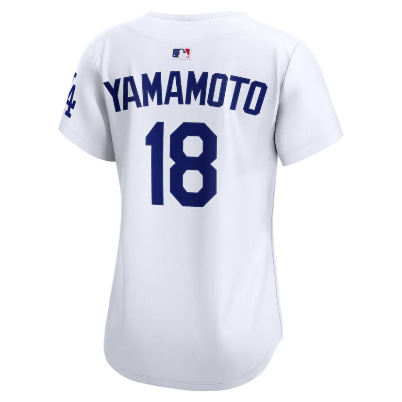 MLB Nike Dri-FIT Yoshinobu Yamamoto Los Angeles Dodgers Home Limited Jersey