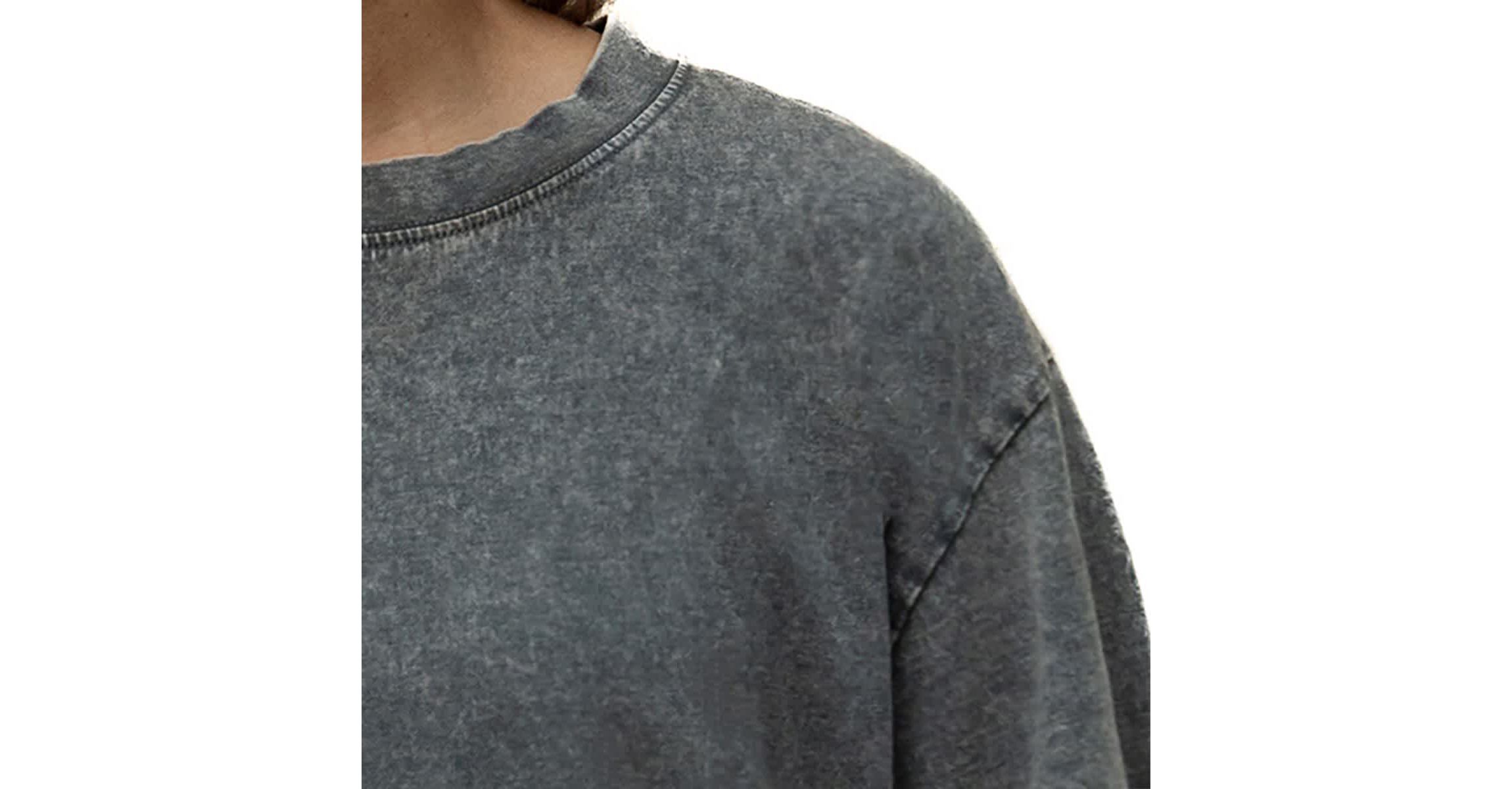 NCAA Grey Howard Bison Oversized Snow Wash T-Shirt