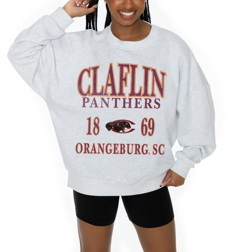 NCAA Claflin Panthers Premium Fleece Pullover Sweatshirt