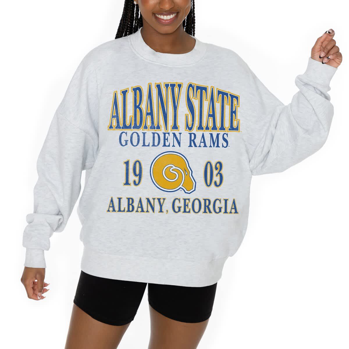 NCAA Albany State Golden Rams Premium Fleece Pullover Sweatshirt