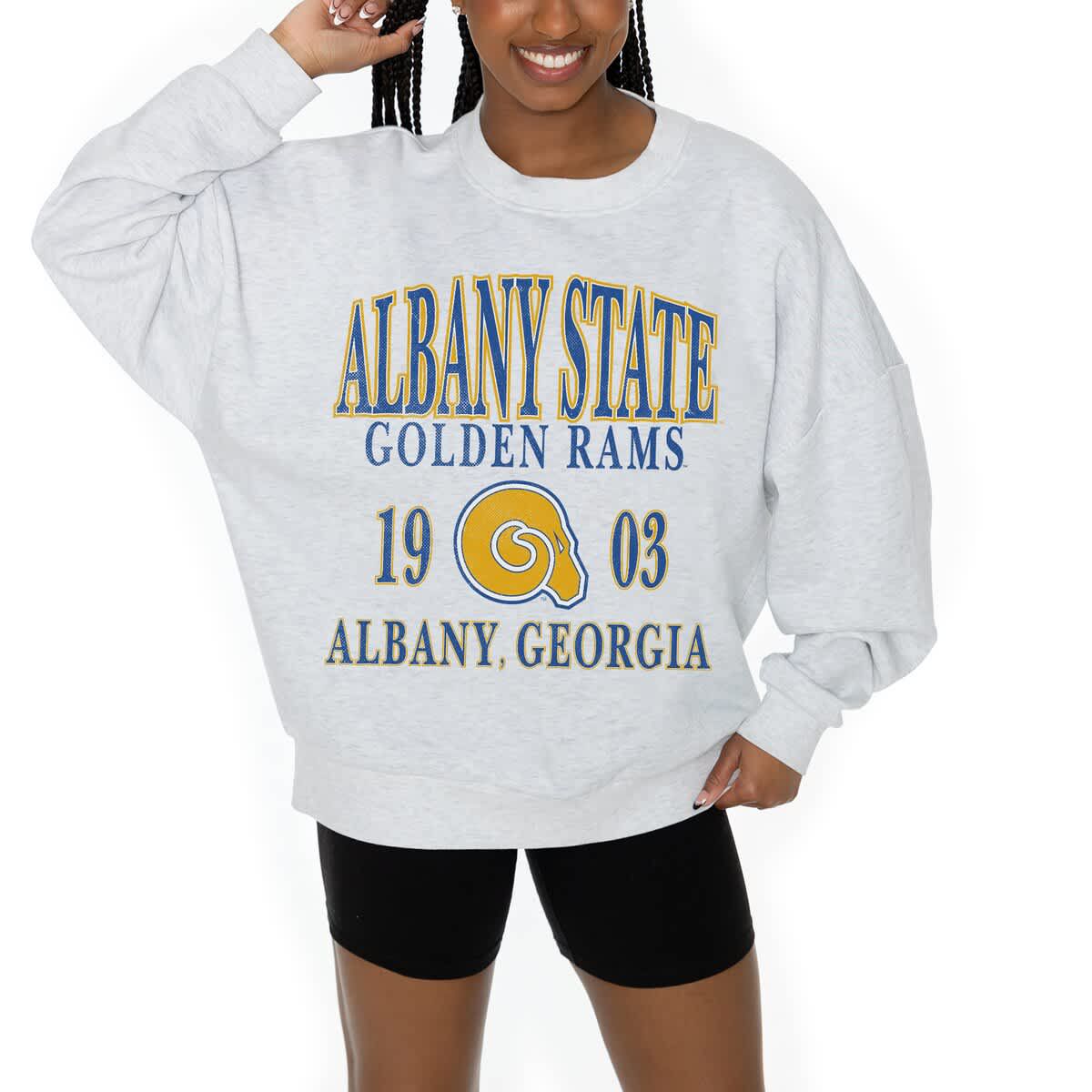 NCAA Albany State Golden Rams Premium Fleece Pullover Sweatshirt