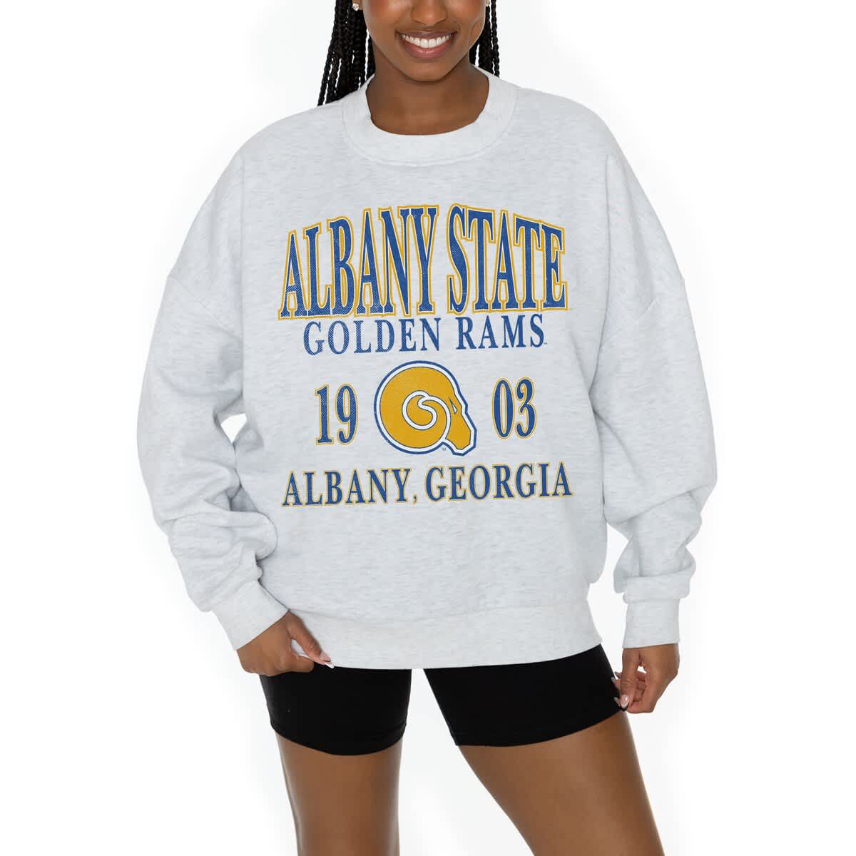 NCAA Albany State Golden Rams Premium Fleece Pullover Sweatshirt