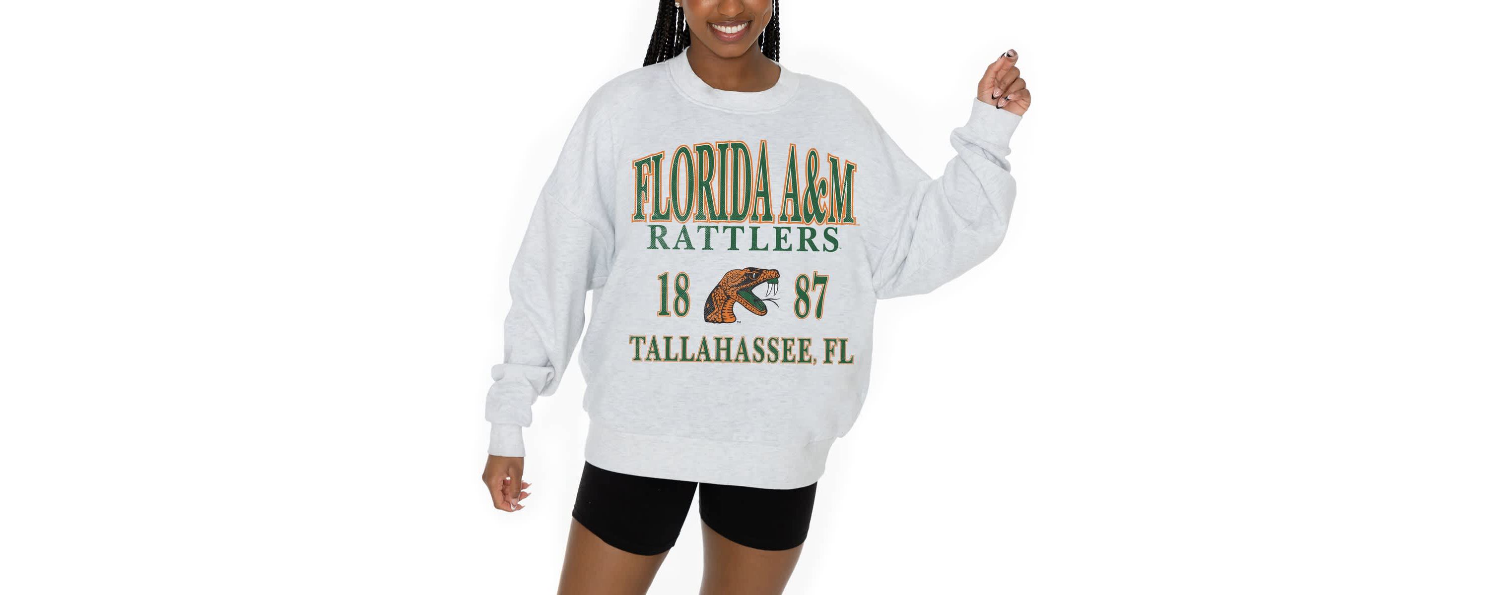 NCAA Florida A&M Rattlers Premium Fleece Pullover Sweatshirt
