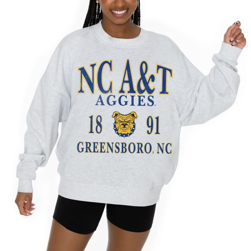NC A&T Aggies NCAA North Carolina A&T Aggies Premium Fleece Pullover Sweatshirt