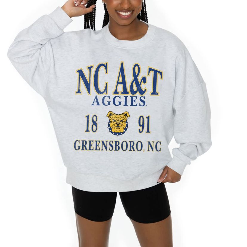 NC A&T Aggies NCAA North Carolina A&T Aggies Premium Fleece Pullover Sweatshirt