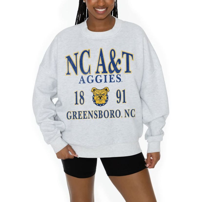 NC A&T Aggies NCAA North Carolina A&T Aggies Premium Fleece Pullover Sweatshirt
