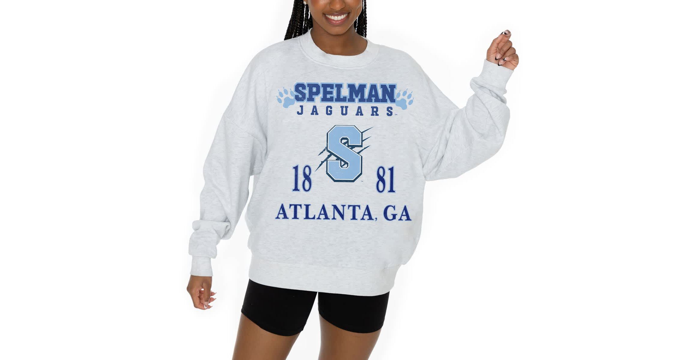 Spelman College Jaguars NCAA Spelman NCAA Jaguars Premium Fleece Pullover Sweatshirt
