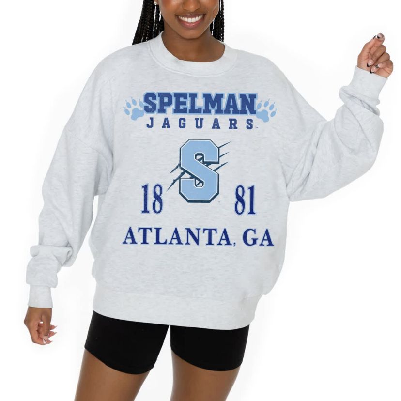 Spelman College Jaguars NCAA Spelman NCAA Jaguars Premium Fleece Pullover Sweatshirt
