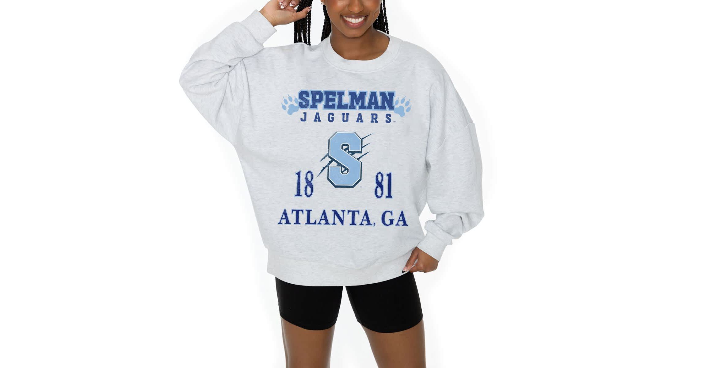 Spelman College Jaguars NCAA Spelman NCAA Jaguars Premium Fleece Pullover Sweatshirt