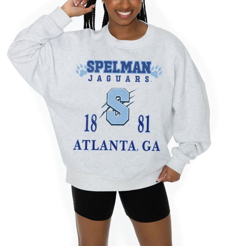 Spelman College Jaguars NCAA Spelman NCAA Jaguars Premium Fleece Pullover Sweatshirt