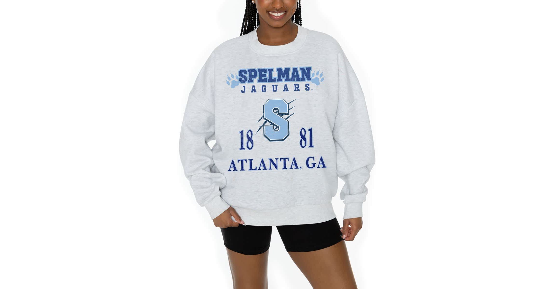 Spelman College Jaguars NCAA Spelman NCAA Jaguars Premium Fleece Pullover Sweatshirt