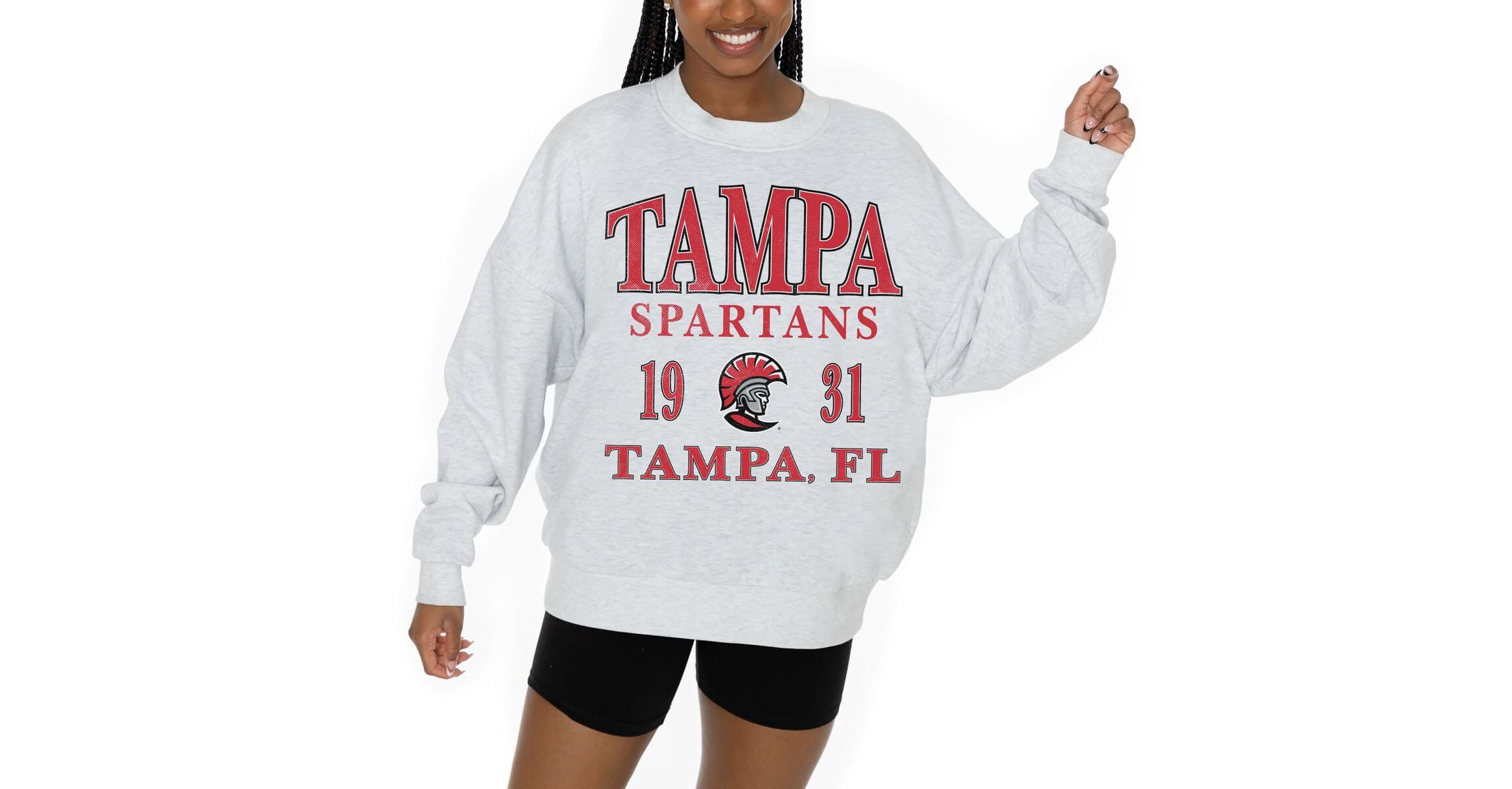 NCAA Tampa Spartans Premium Fleece Pullover Sweatshirt
