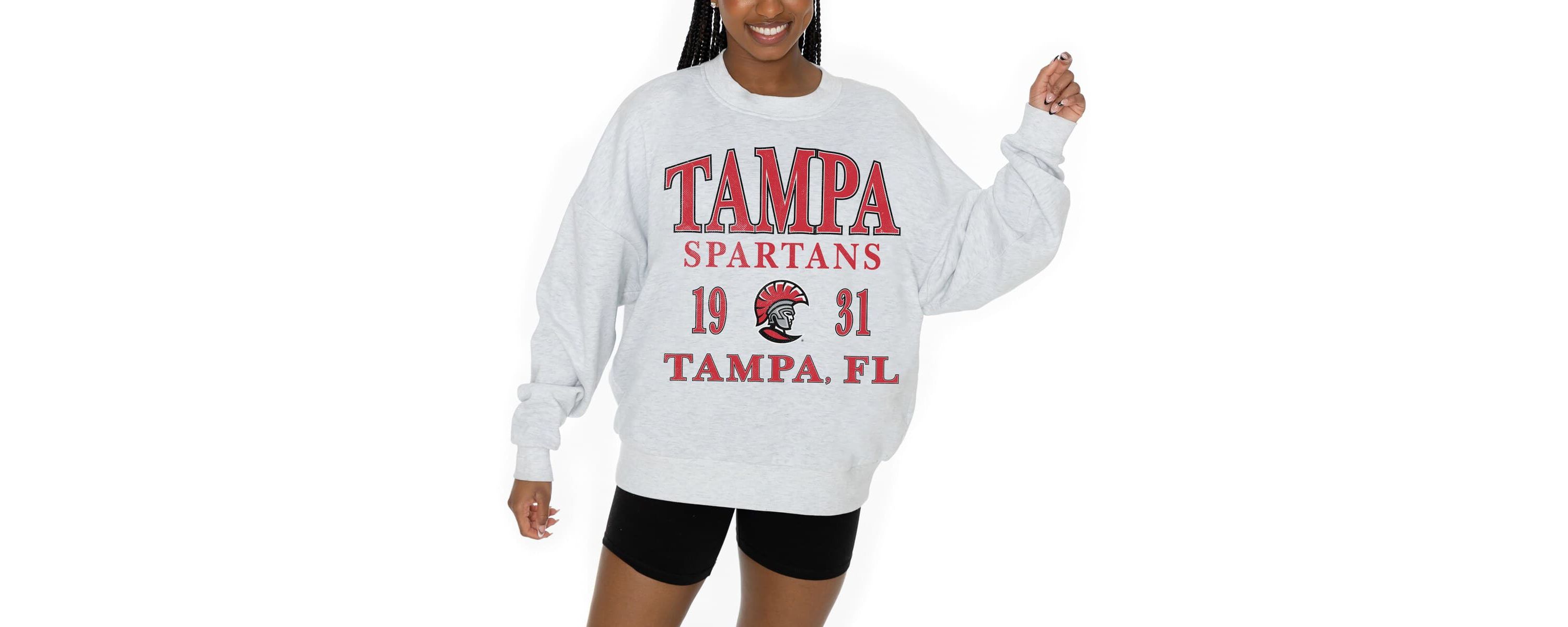 NCAA Tampa Spartans Premium Fleece Pullover Sweatshirt
