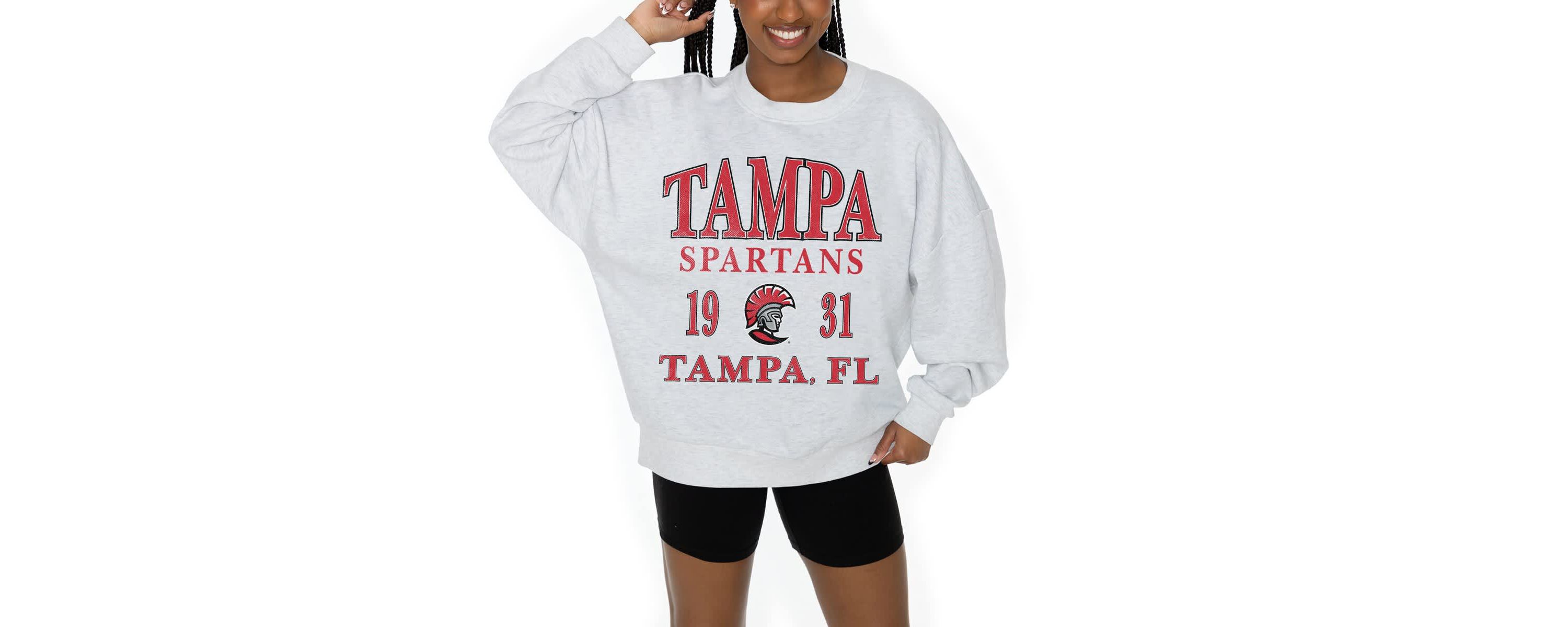 NCAA Tampa Spartans Premium Fleece Pullover Sweatshirt
