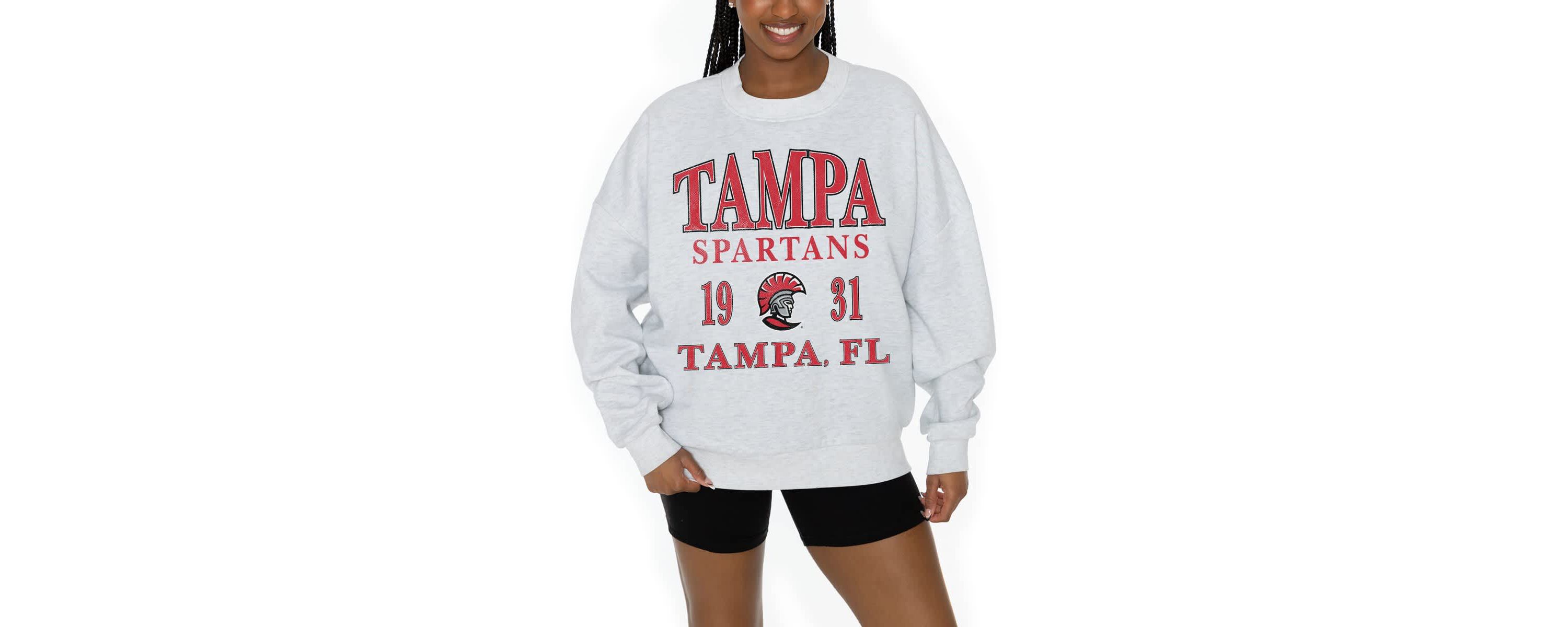 NCAA Tampa Spartans Premium Fleece Pullover Sweatshirt