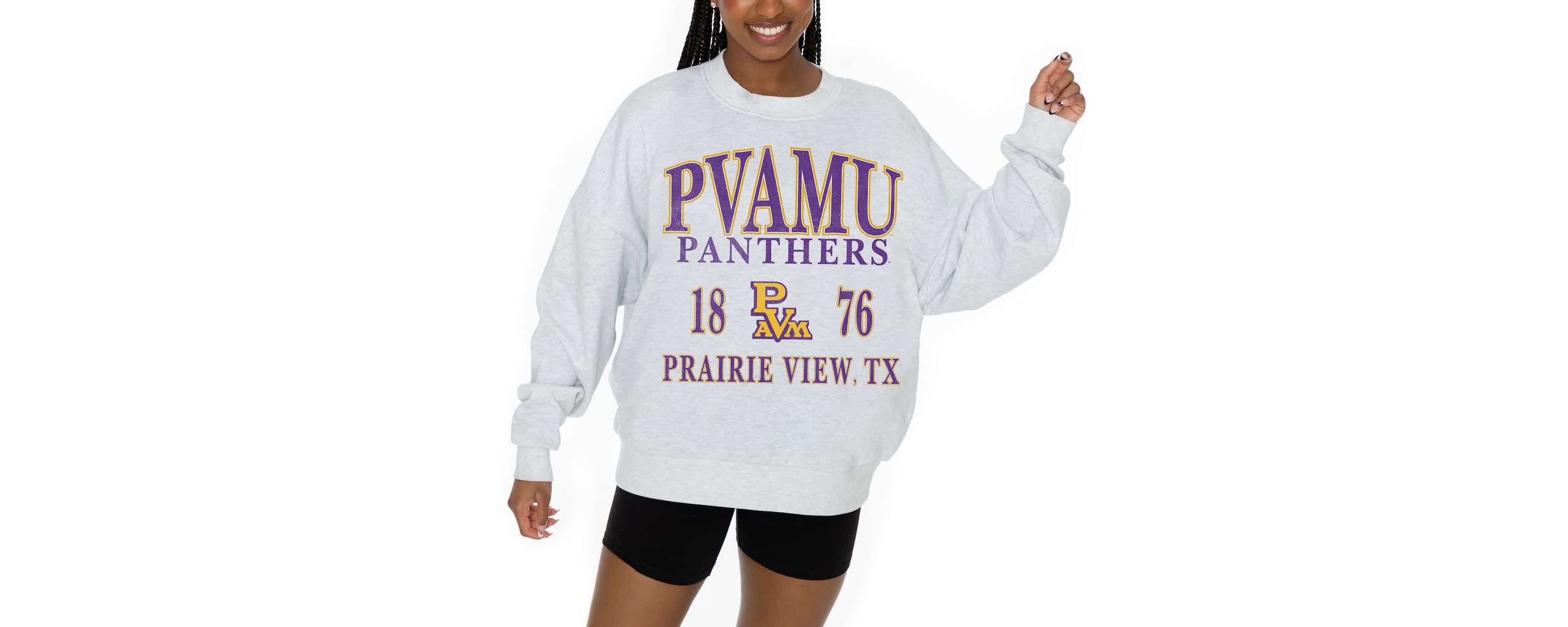 NCAA Prairie View A&M Panthers Premium Fleece Pullover Sweatshirt