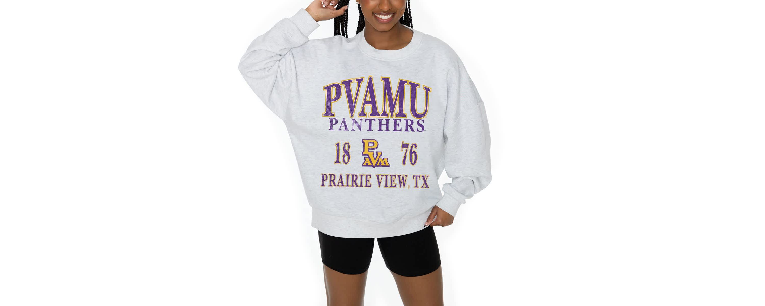 NCAA Prairie View A&M Panthers Premium Fleece Pullover Sweatshirt
