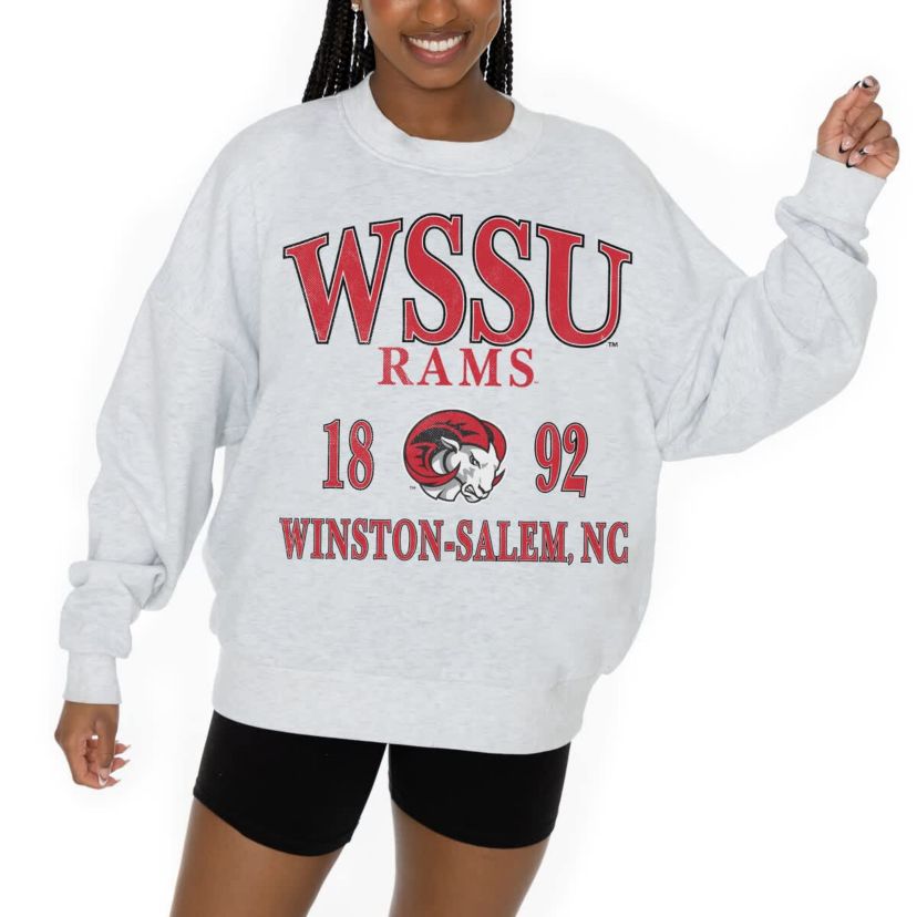 NCAA Winston-Salem State Rams Premium Fleece Pullover Sweatshirt