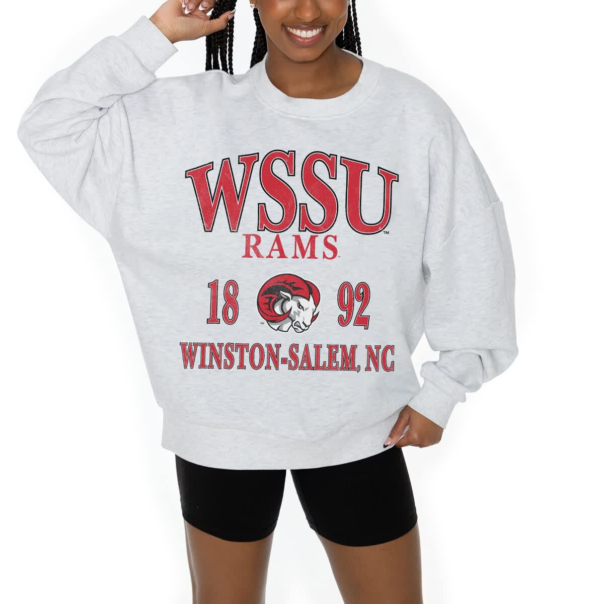 NCAA Winston-Salem State Rams Premium Fleece Pullover Sweatshirt