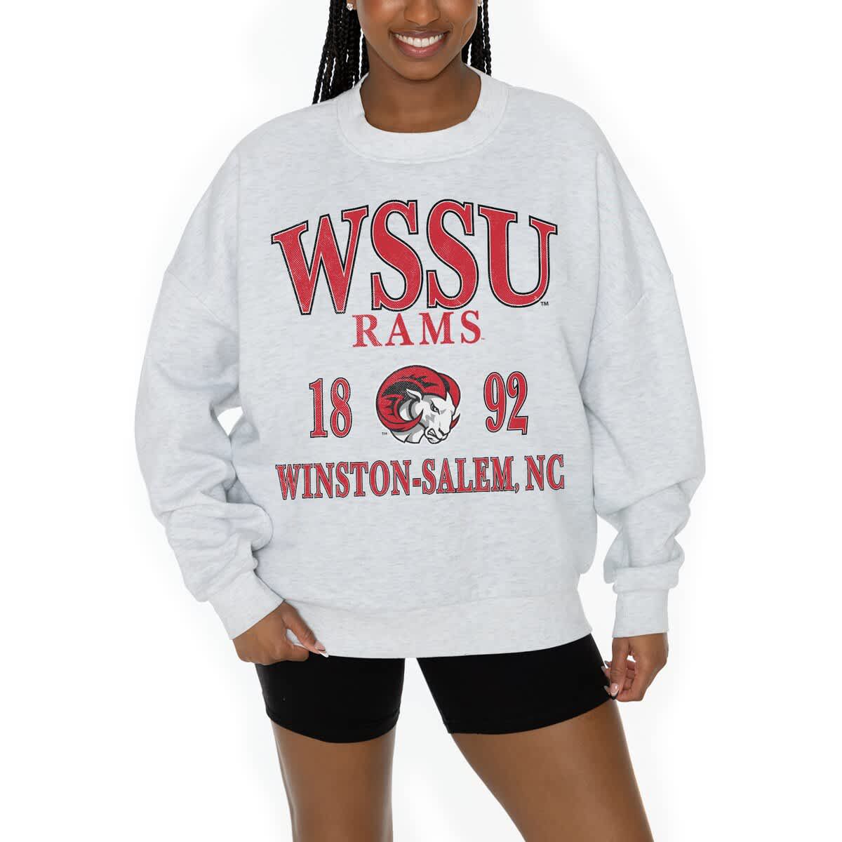 NCAA Winston-Salem State Rams Premium Fleece Pullover Sweatshirt