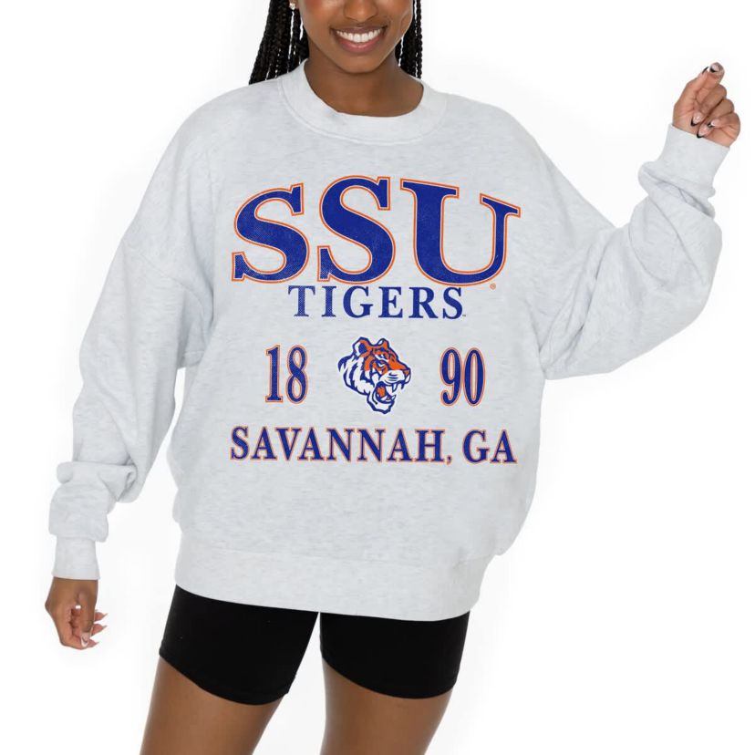 NCAA Savannah State Tigers Premium Fleece Pullover Sweatshirt
