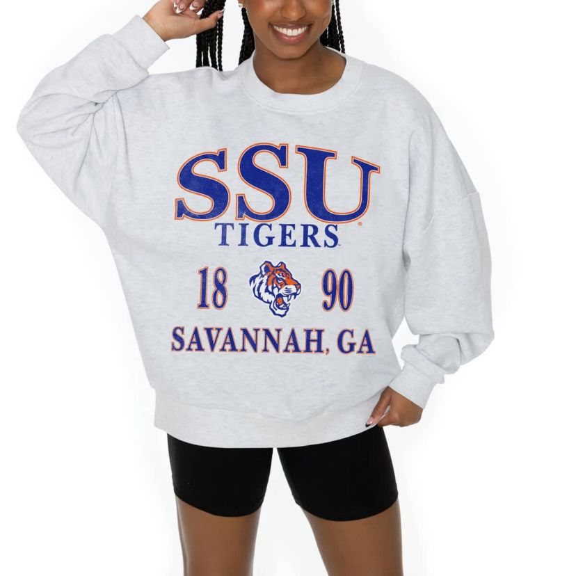 NCAA Savannah State Tigers Premium Fleece Pullover Sweatshirt