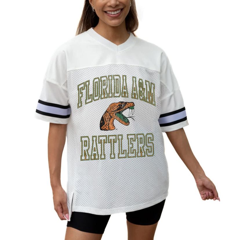 NCAA Florida A&M Rattlers Iconic Oversized Fashion Jersey