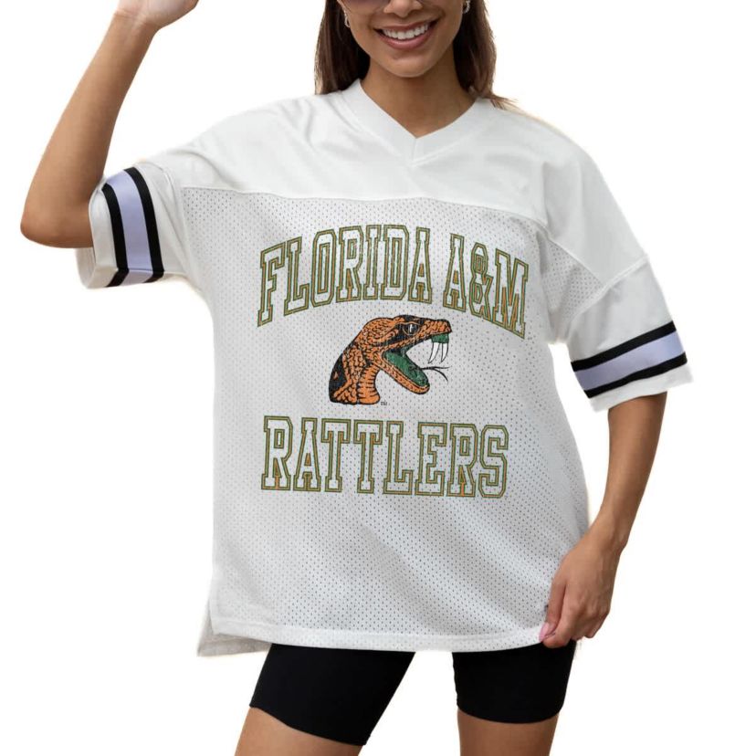 NCAA Florida A&M Rattlers Iconic Oversized Fashion Jersey