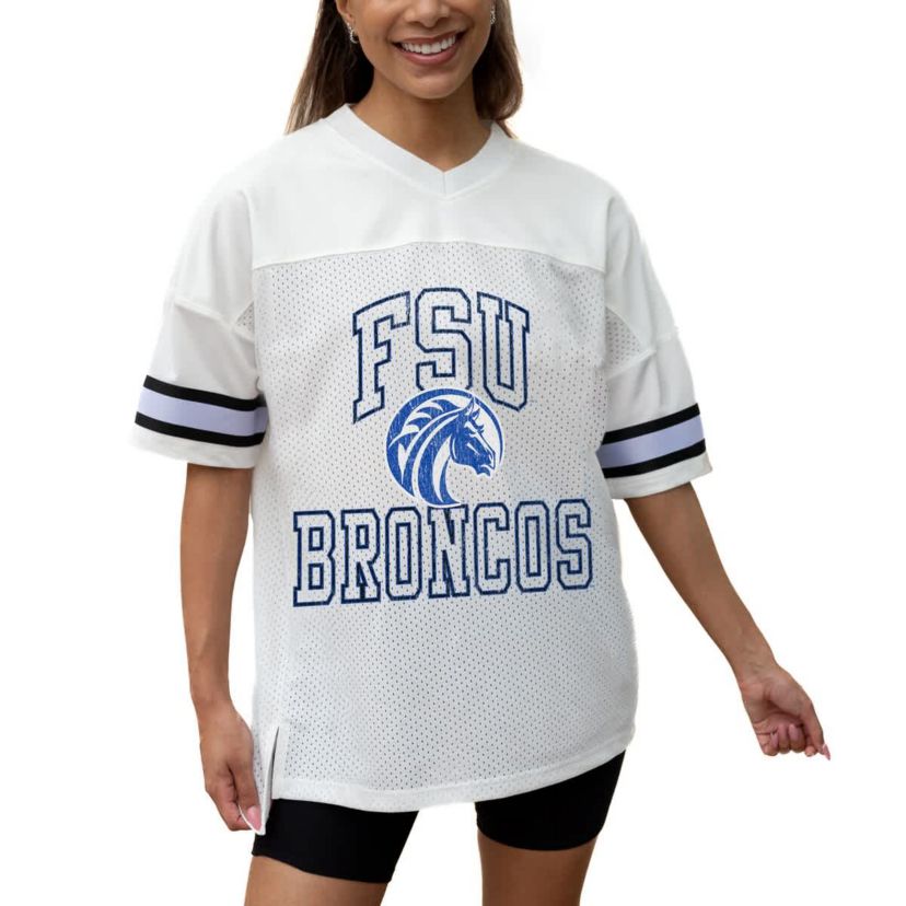 NCAA Fayetteville State Broncos Iconic Oversized Fashion Jersey