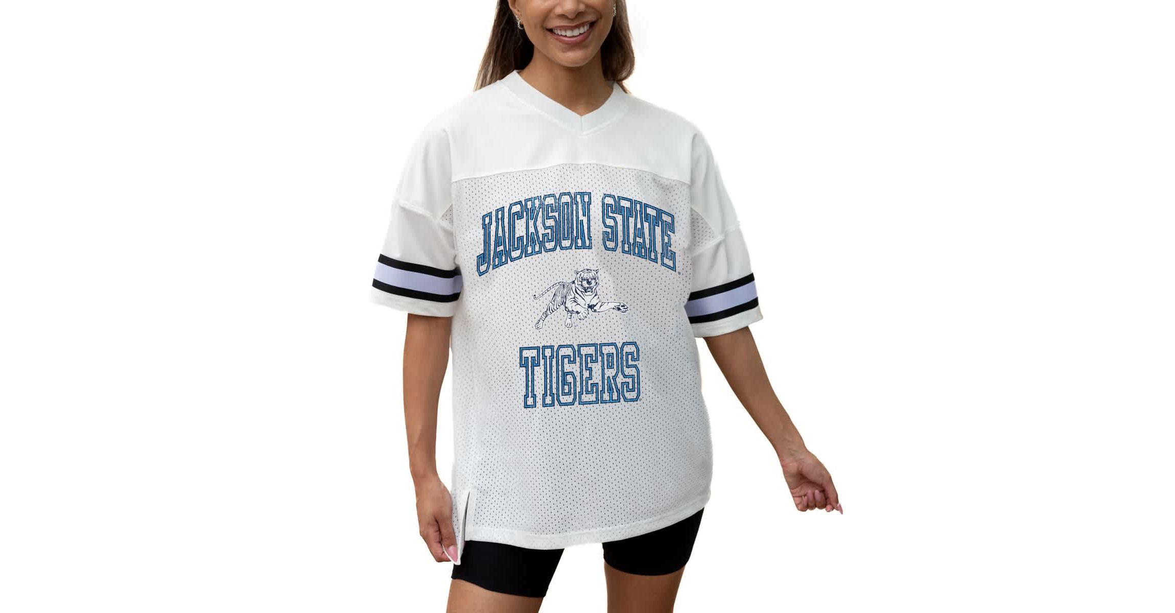 NCAA Jackson State Tigers Iconic Oversized Fashion Jersey