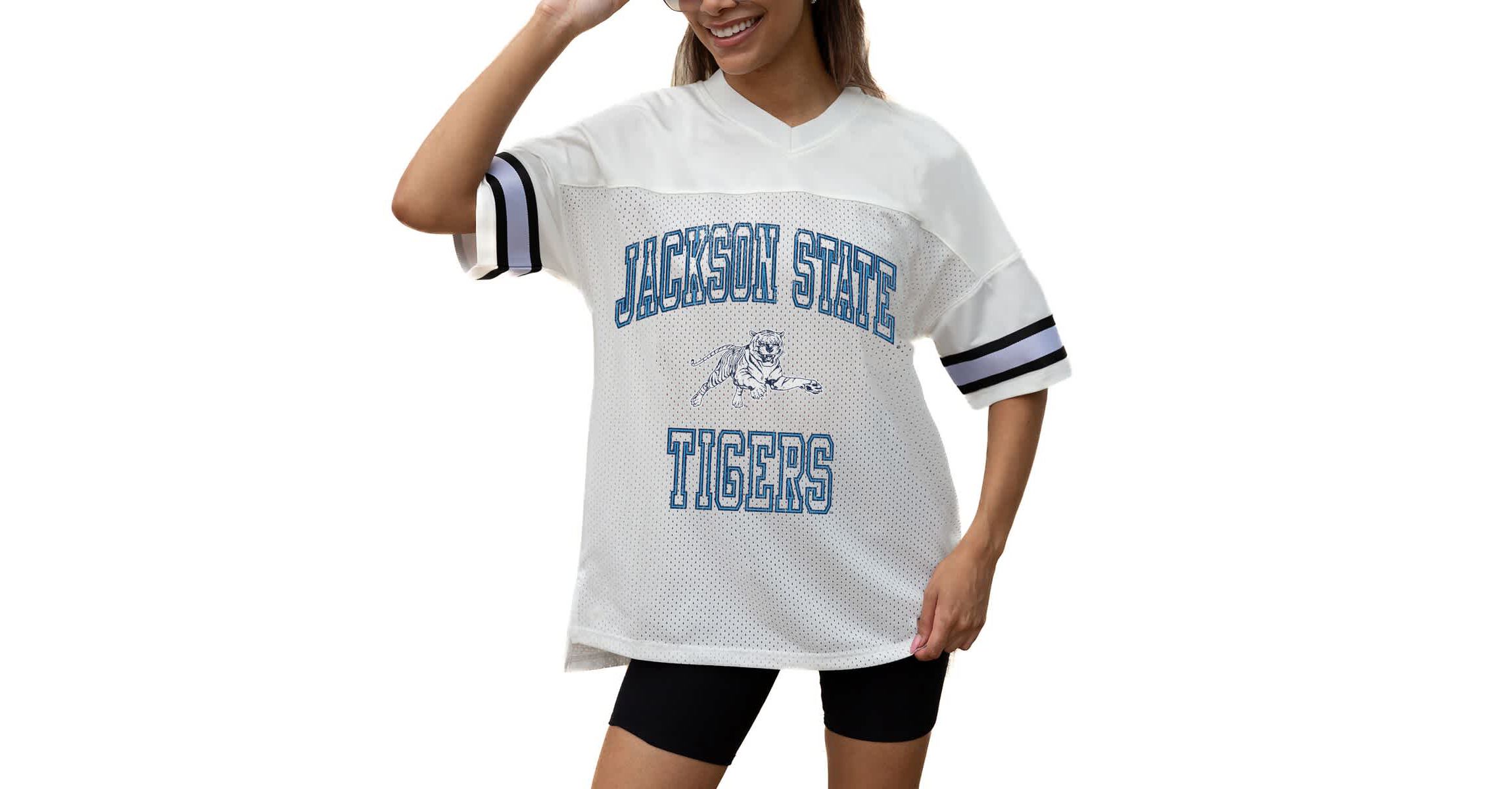 NCAA Jackson State Tigers Iconic Oversized Fashion Jersey