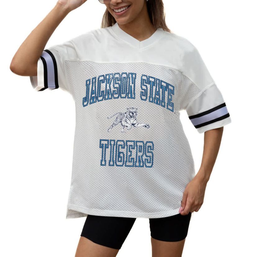 NCAA Jackson State Tigers Iconic Oversized Fashion Jersey